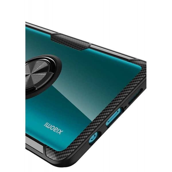 Xiaomi Mi Note 10 / 10 Pro Praktisk Stöttåligt Skal med Ringhållare V4