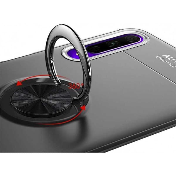 Huawe P Smart Pro Praktisk Stöttåligt Skal med Ringhållare V3