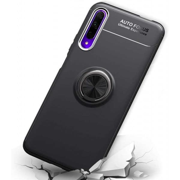 Huawe P Smart Pro Praktisk Stöttåligt Skal med Ringhållare V3
