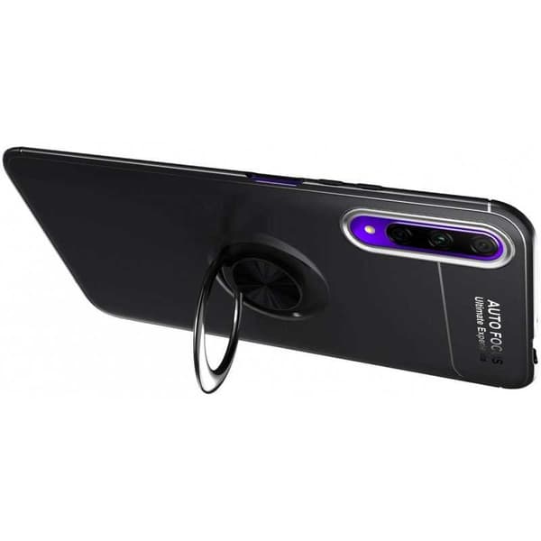 Huawe P Smart Pro Praktisk Stöttåligt Skal med Ringhållare V3