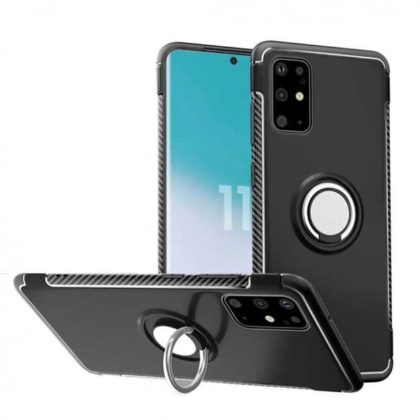 Samsung Galaxy S20 Plus Praktisk Stöttåligt Skal med Ringhållare V2