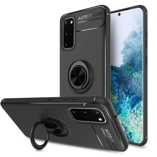 Samsung Galaxy S20 Praktisk stødsikkert cover med ringholder V3