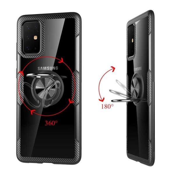 Samsung Galaxy S20 Praktisk Stöttåligt Skal med Ringhållare V4
