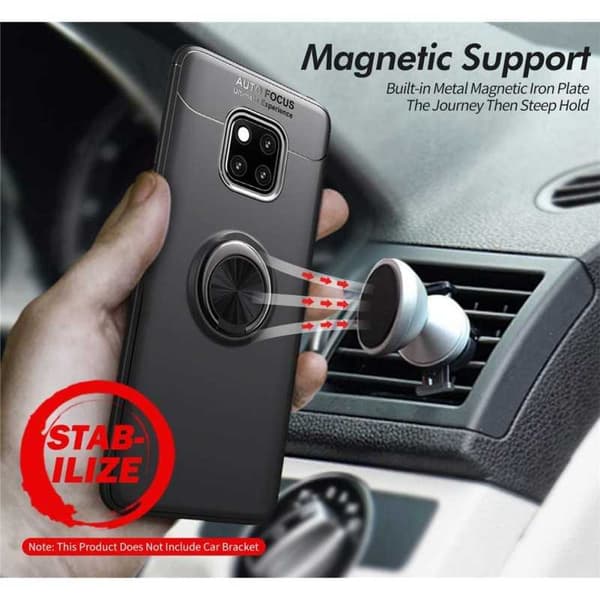 Huawei P40 Pro Praktisk stødsikkert cover med ringholder V3