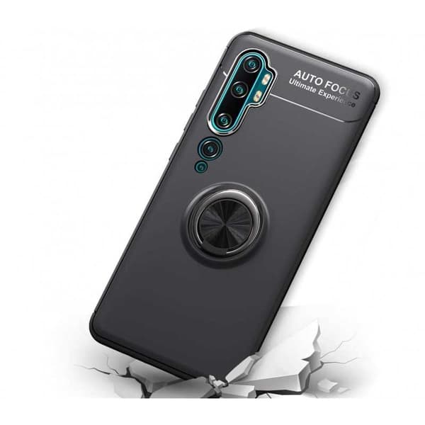 Xiaomi Mi 10 Pro Praktisk stødsikkert cover med ringholder V3