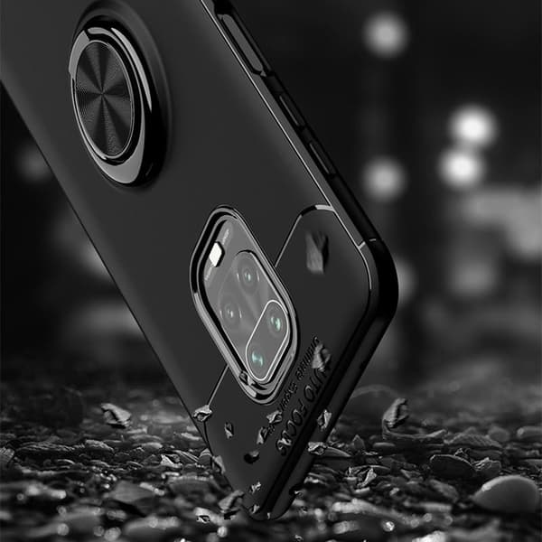 Xiaomi Redmi Note 9S / 9 Pro Praktisk Stöttåligt Skal med Ringhållare V3