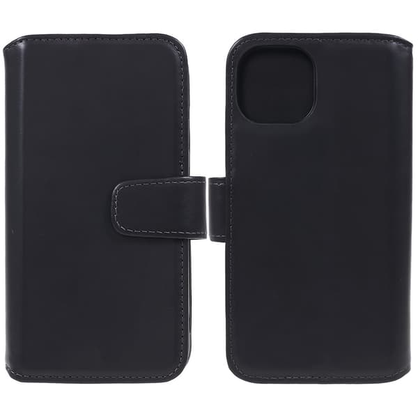 Nordic Covers iPhone 12/iPhone 12 Pro Etui Essential Leather Raven Black