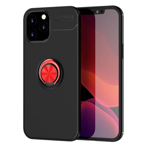 Slank ringveske Apple iPhone 12 Pro (6.1 ") : Farge - Svart, rød