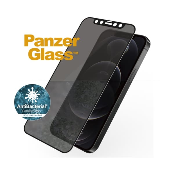 PanzerGlass iPhone 12/iPhone 12 Pro Skærmbeskytter Edge-to-Edge Privacy