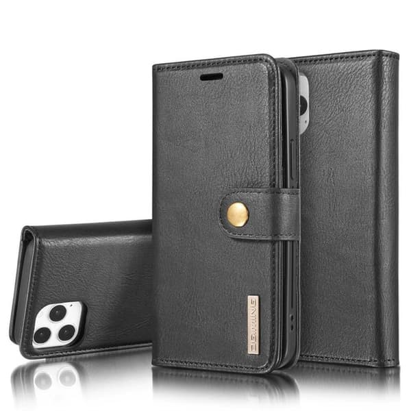 Mobil lommebok DG-Ming 2i1 Apple iPhone 12 Pro Max (6,7 ") : Farge - Svart