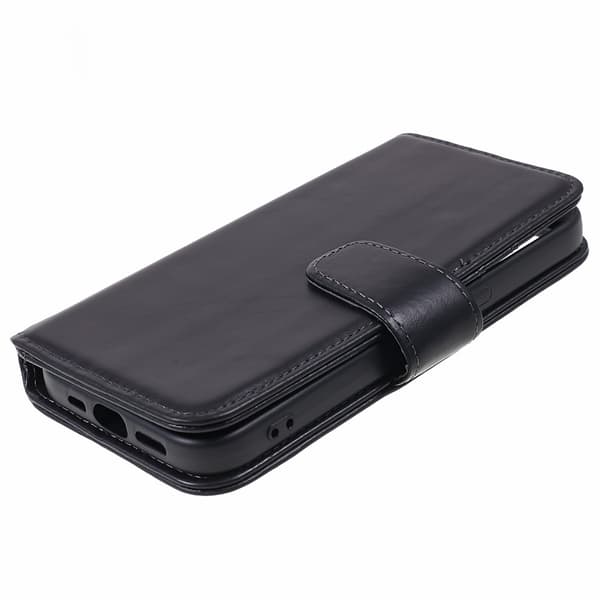 Nordic Covers iPhone 12 Mini Suojakotelo Essential Leather Korttitasku Raven Black