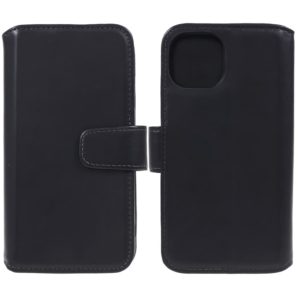 Nordic Covers iPhone 12 Mini Fodral Essential Leather Raven Black