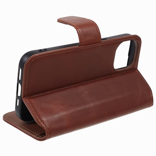 Nordic Covers iPhone 12/iPhone 12 Pro Kotelo Essential Leather Maple Brown