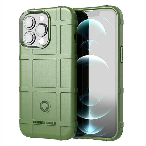 Rugged Shield cover Apple iPhone 12 Pro Max (6.7") : farve - grøn