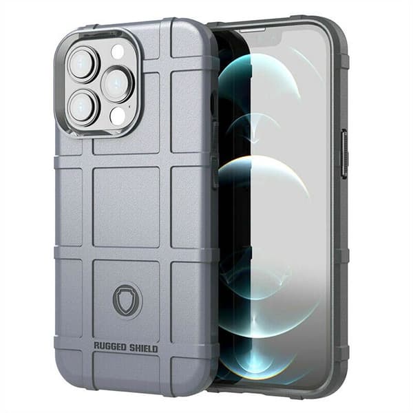 Rugged Shield cover Apple iPhone 12 Pro Max (6.7") : farve - Grå