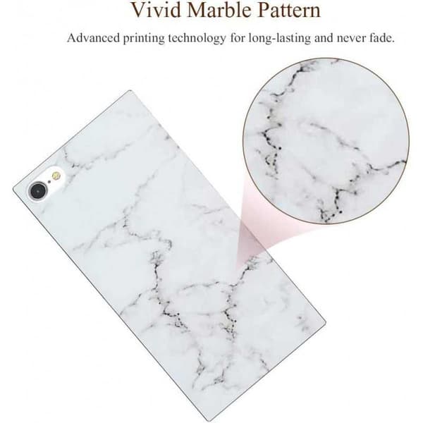 iPhone 7 Plus / 8 Plus Stilrent Marmorskal Square