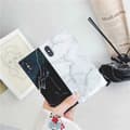 Miniatyrbild 6 av 11: iPhone X / XS Stilrent Marmorskal Square