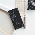 Miniatyrbild 1 av 11: iPhone X / XS Stilrent Marmorskal Square