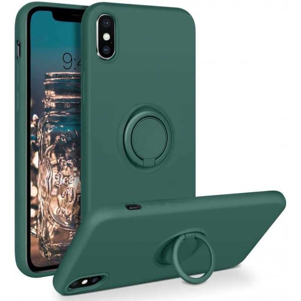 iPhone XR Stöttåligt Skal med Ringhållare CamShield