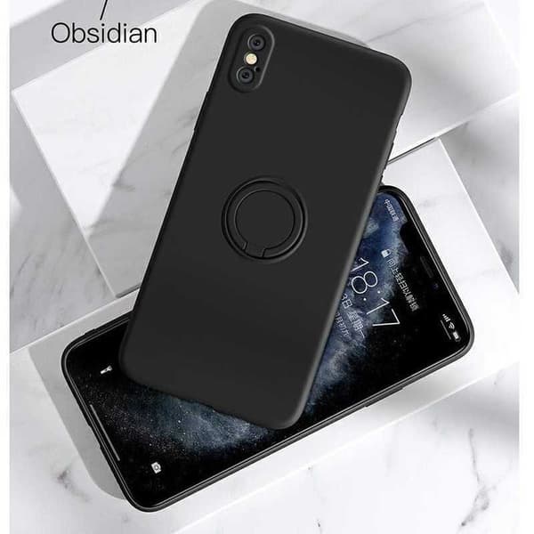 iPhone X Stöttåligt Skal med Ringhållare CamShield