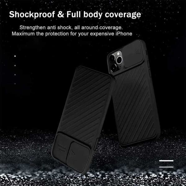 iPhone 11 Pro Max Stöttåligt Skal Inbyggd Kamerskydd CamShield