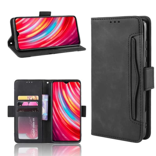 Xiaomi Redmi Note 8 Pro Wallet Case PU Læder 6-SLOT Winston V3