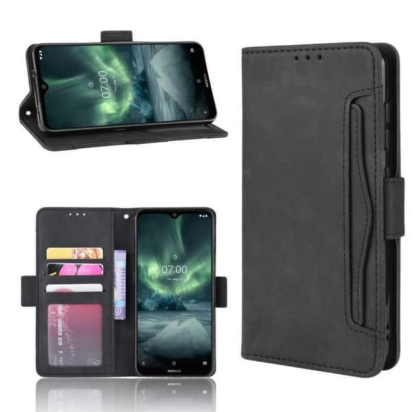 Nokia 7.2 Plånboksfodral PU-Läder 6-FACK Winston V3