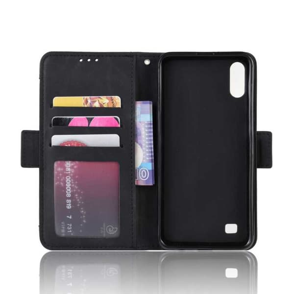 Samsung A10 tegnebog etui PU læder 6-SLOT Winston V3