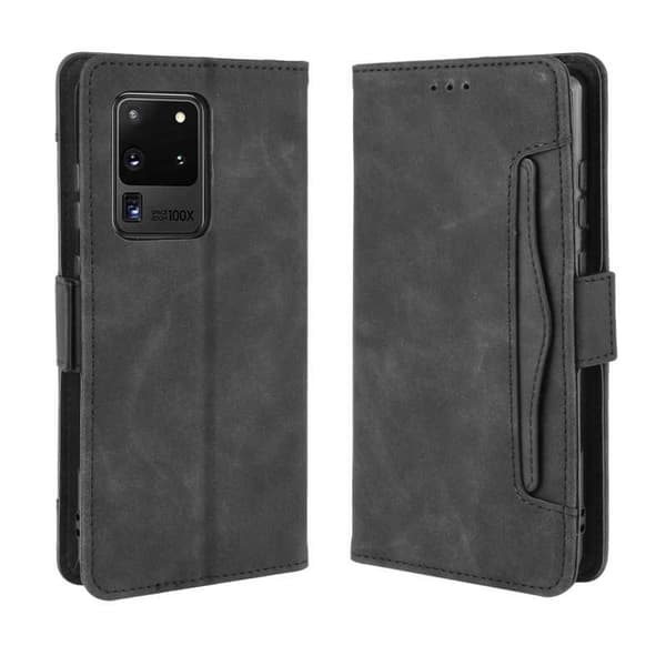 Samsung Galaxy S20 Ultra Wallet Case PU Læder 6-LOMMES Winston V3