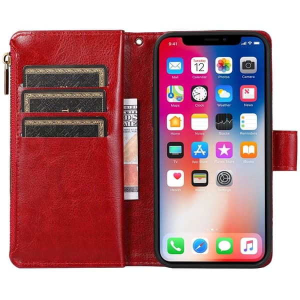 DoubleFlip Zipper 9-kort Apple iPhone 12 Pro Max (6.7")