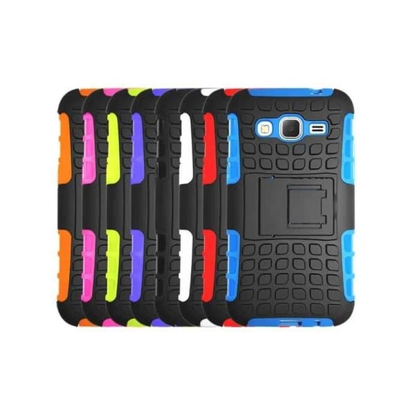 Samsung Core Prime Shockproof Cover med Support Active Svart