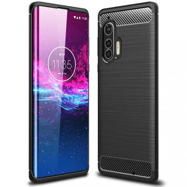 Motorola Moto Edge Plus Stöttåligt Skal SlimCarbon
