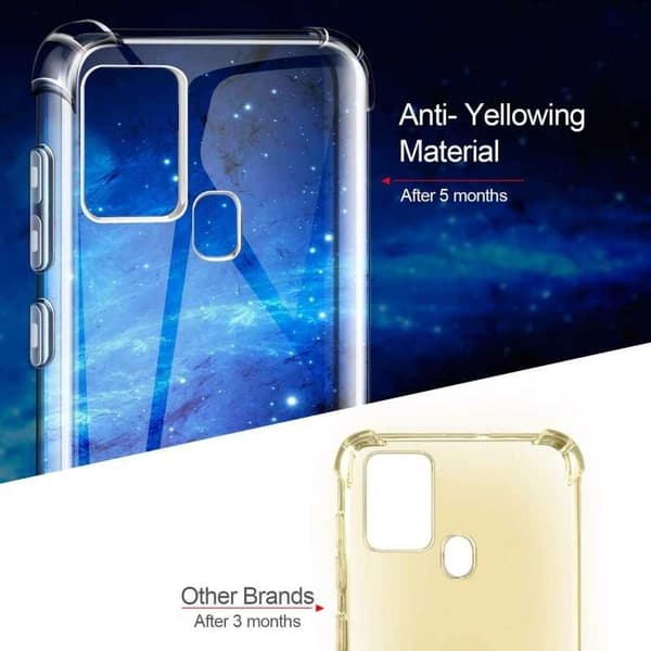 Samsung A21s stødabsorberende silikone Shell Shockr