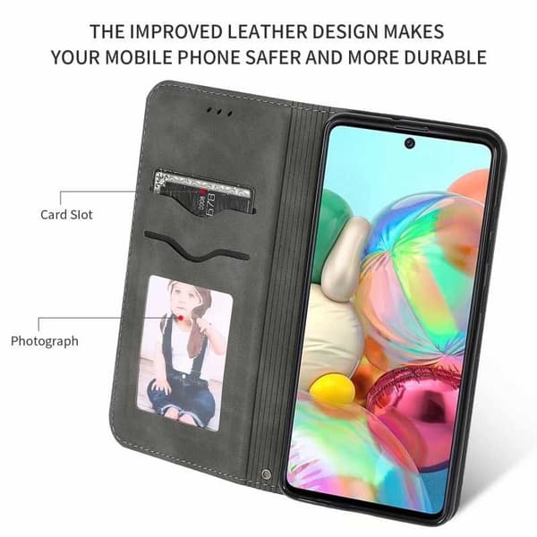 Samsung Galaxy A41 Flipfodral Kortfack Mocka