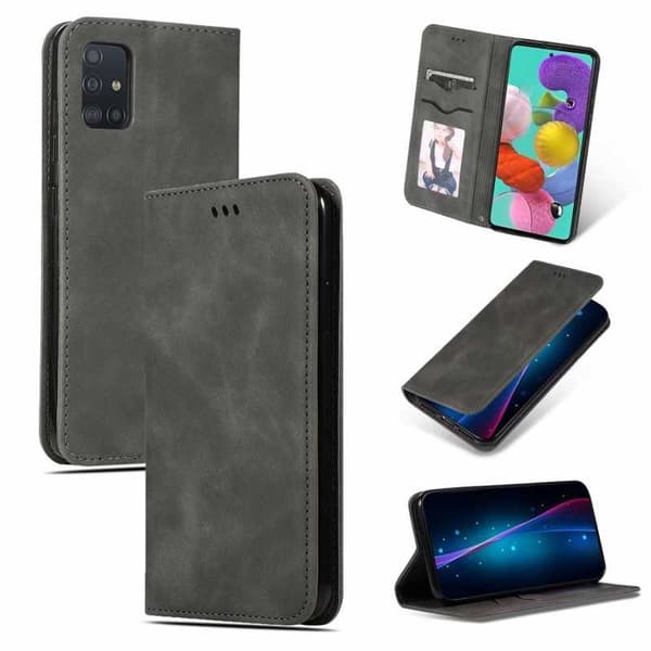 Samsung Galaxy A41 Flipfodral Kortfack Mocka