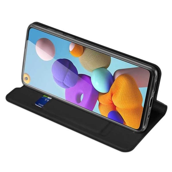 Samsung A21s Flip Case Skin Pro med kortrum