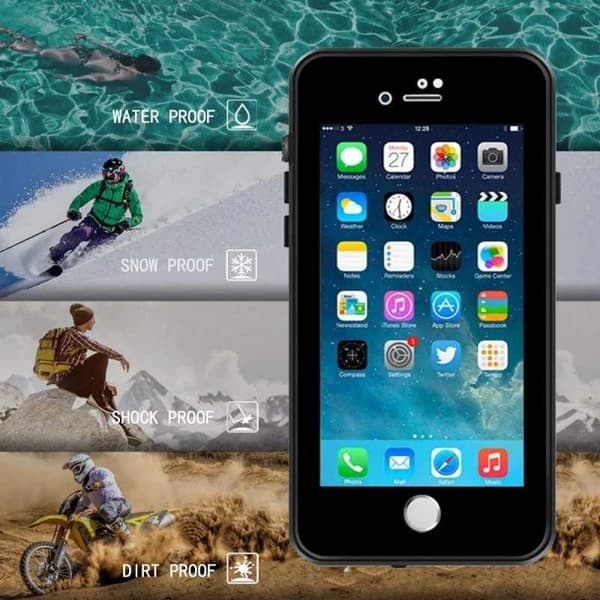 iPhone SE (2020 & 2022) Heltäckande Vattentät Premium Skal - 2m