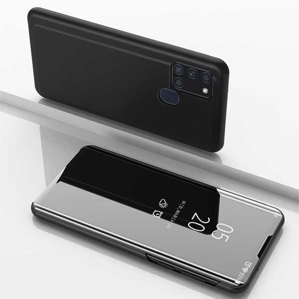 Samsung A21s Smart Flipfodral Clear View Standing V2 Rocket