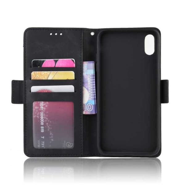 iPhone XS Max Wallet Case PU-læder 6-LOMMES Winston V3