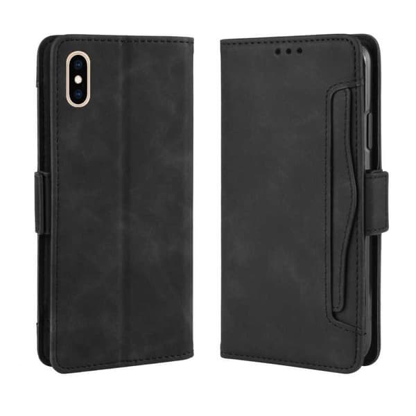 iPhone XS Max Wallet Case PU-læder 6-LOMMES Winston V3