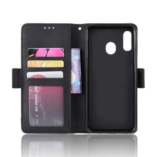 Samsung A20e Plånboksfodral PU-Läder 6-FACK Winston V3