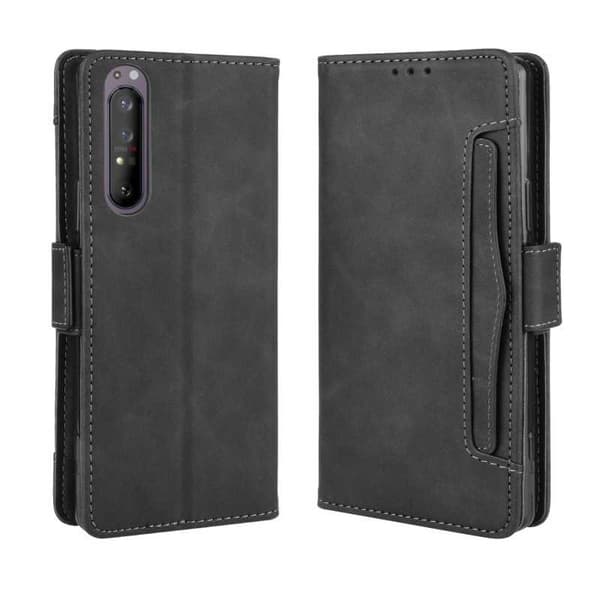 Sony Xperia 1 II -lompakkokotelo PU-nahkainen 6-POCKET Winston V3