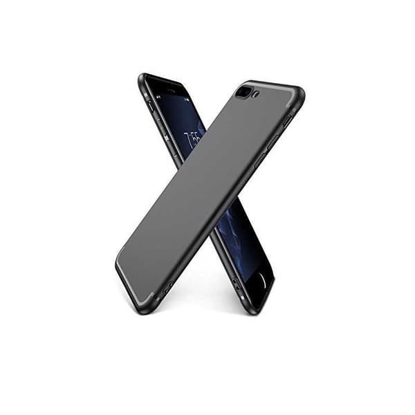 iPhone SE (2020 & 2022) Ultra tynd gummibelagt mat sort Shell Shick