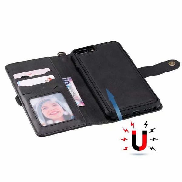 iPhone 6S Plus praktisk etui med magnetisk cover 6-rums Winston V2