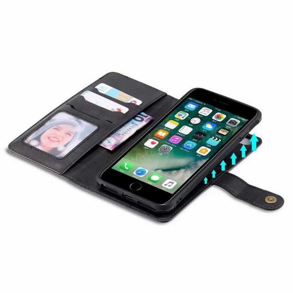 iPhone 6S Plus praktisk etui med magnetisk cover 6-rums Winston V2