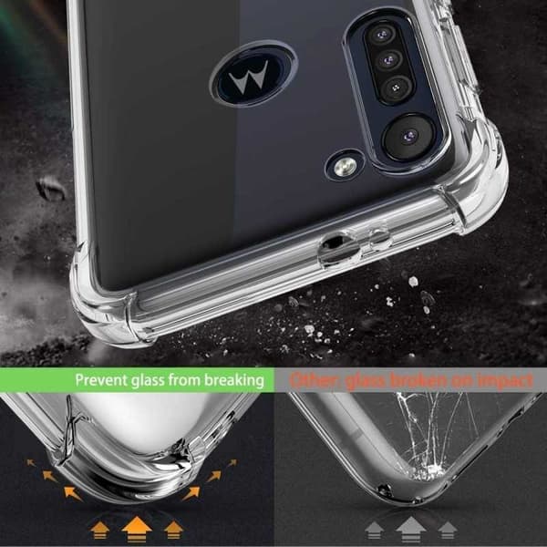 Motorola Moto G8 Power Stöttåligt Skal med Förstärkta Hörn