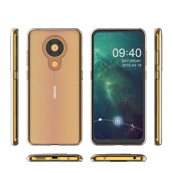 Nokia 5.3 stødabsorberende blødt etui Enkelt