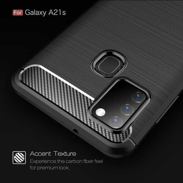 Samsung A21s stødsikker Shell SlimCarbon