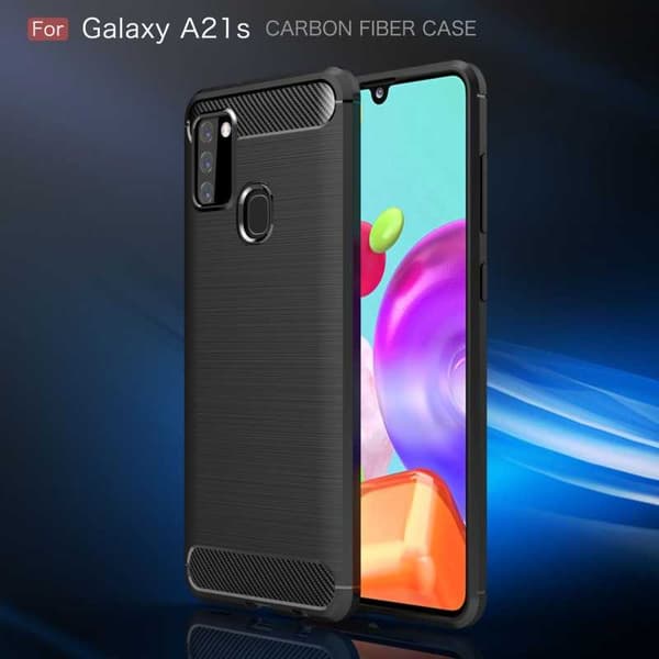 Samsung A21s stødsikker Shell SlimCarbon
