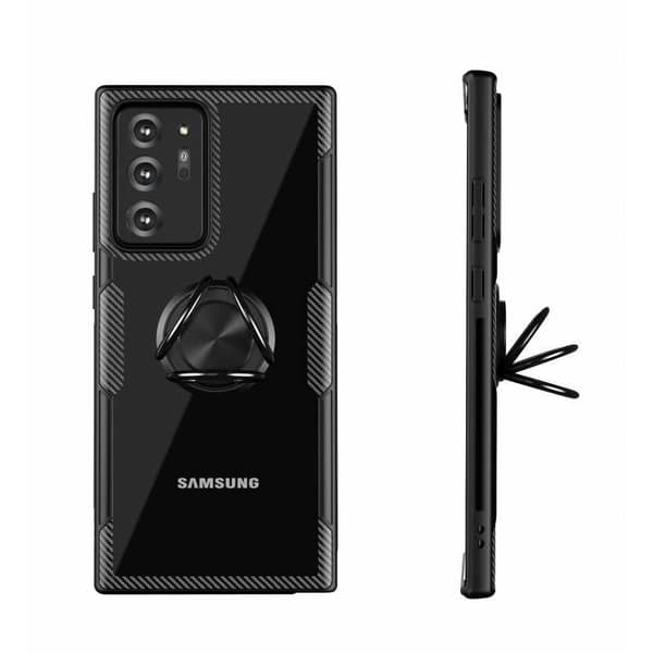 Samsung Note 20 Ultra Stöttåligt Skal med Ringhållare V4